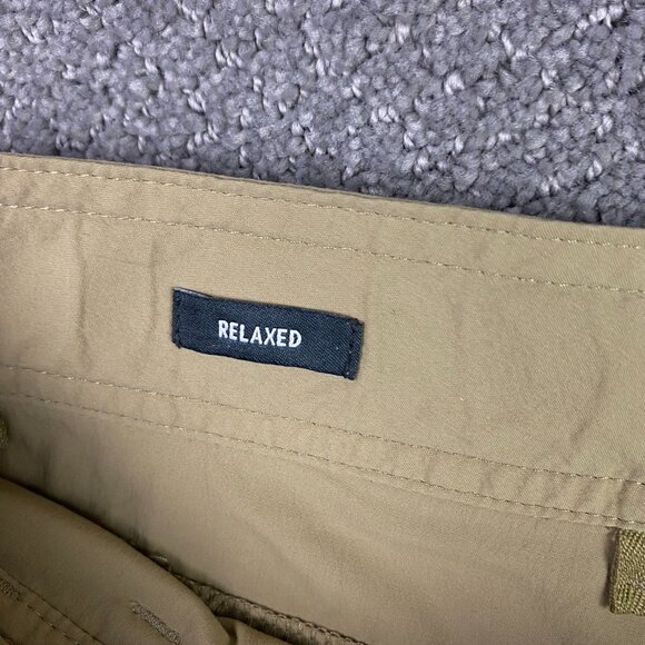 REI Co-op Sahara Roll Up Pants Cargo Relaxed Fit Men's 30 x 32 Khaki Belted - Picture 10 of 16